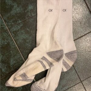Calvin Klein White Crew Socks